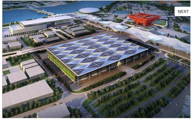 上海世博展覽館外觀圖