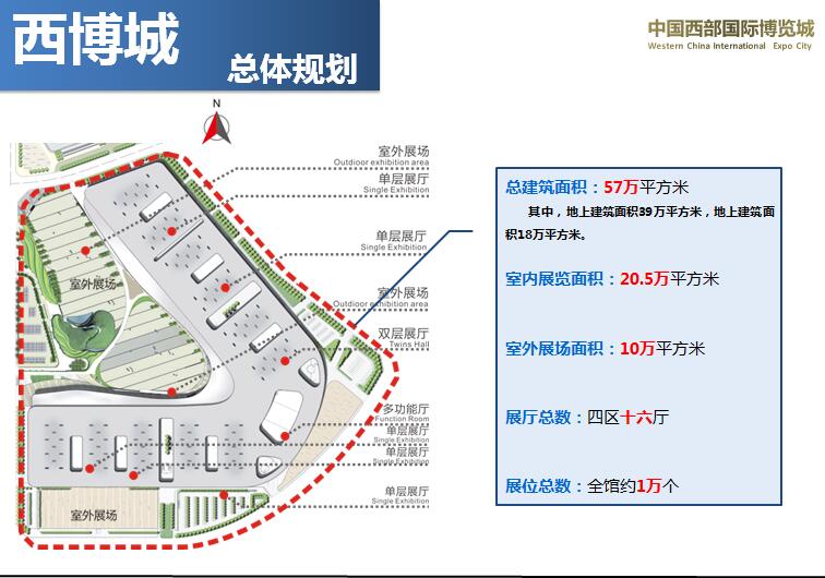 中國(guó)西部國(guó)際博覽城(成都)場(chǎng)館圖